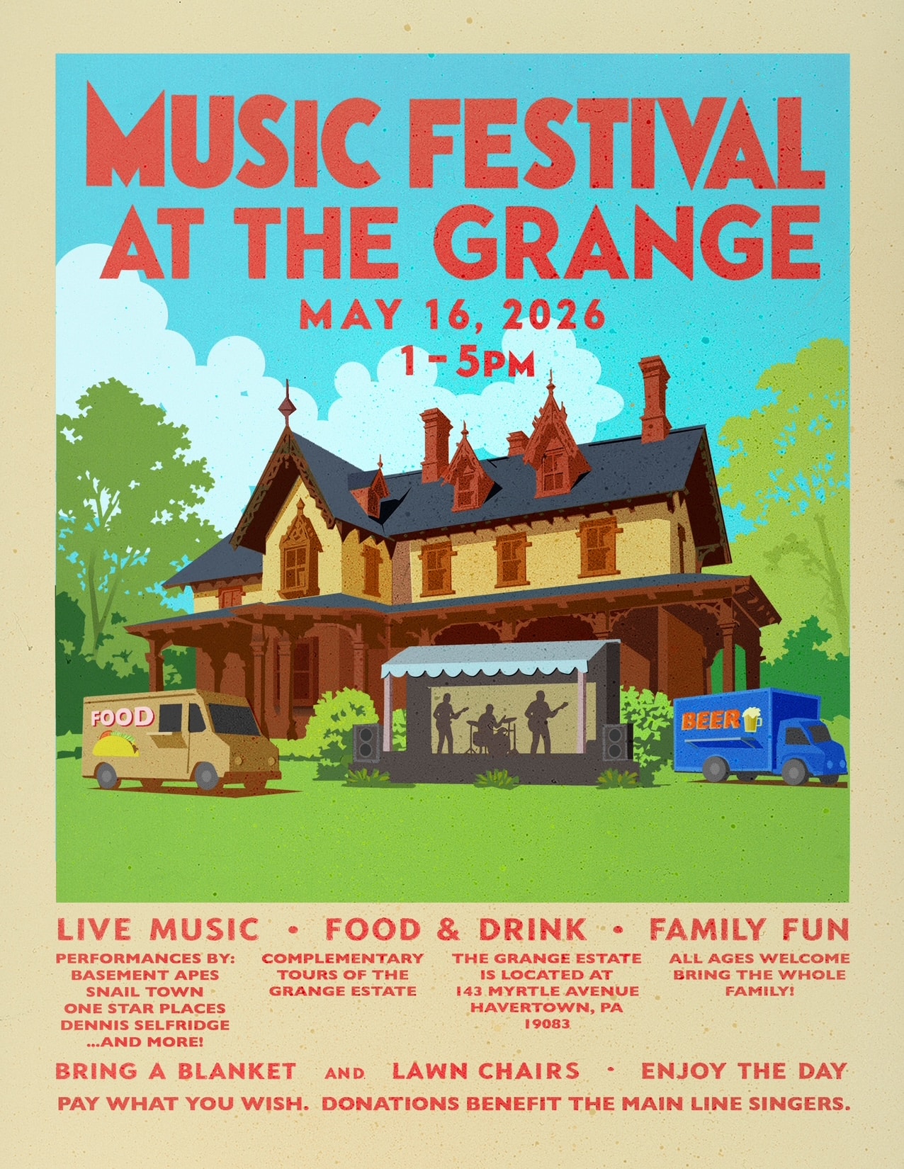 Music Festival at the Grange on May 16!